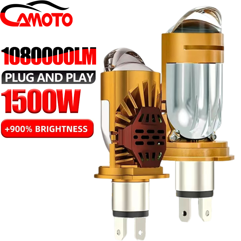 Universal Motorcycle Led Headlight Projector - CAMOTO Bi Proiettore con lenti LED