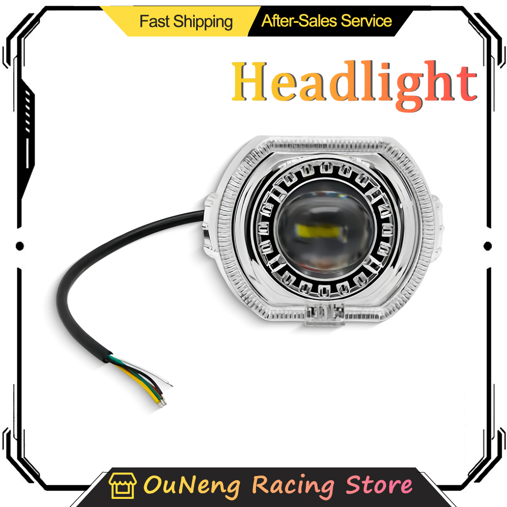 Universal Motorcycle Led Headlight Projector - Faro LED da 2.5 pollici per