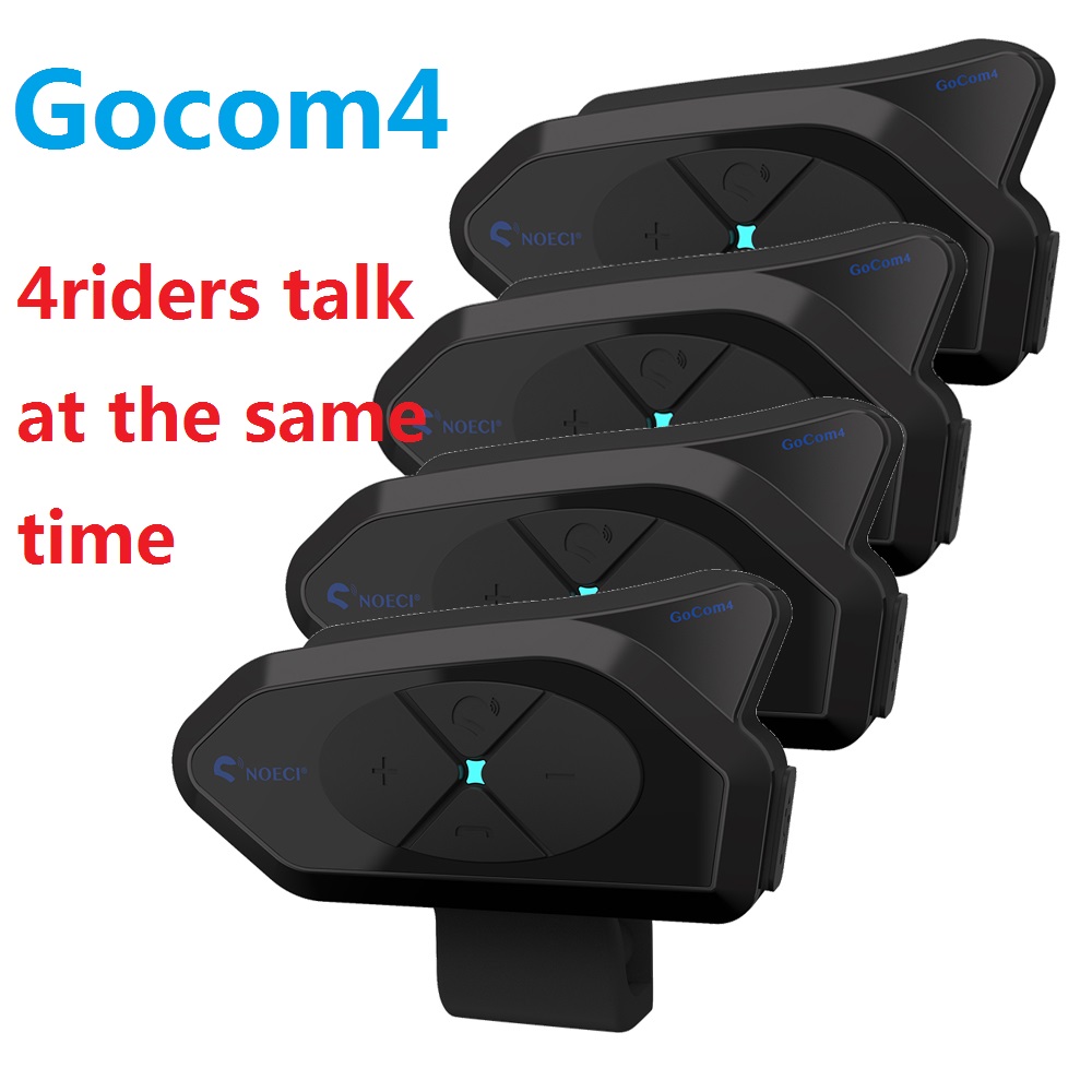 Universal Motorcycle Helmet Intercom Headset - GOCOM4 moto Bluetooth interfono casco comunicatore