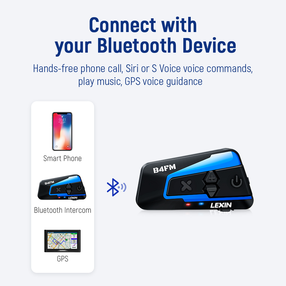 Lexin B4FM-X per 10 piloti int - Universal Motorcycle Helmet Intercom Headset recensione e prezzo