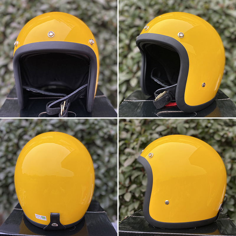 Casco Moto Jet Vintage TT&COCA - Vintage Open Face Retro Helmet recensione e prezzo