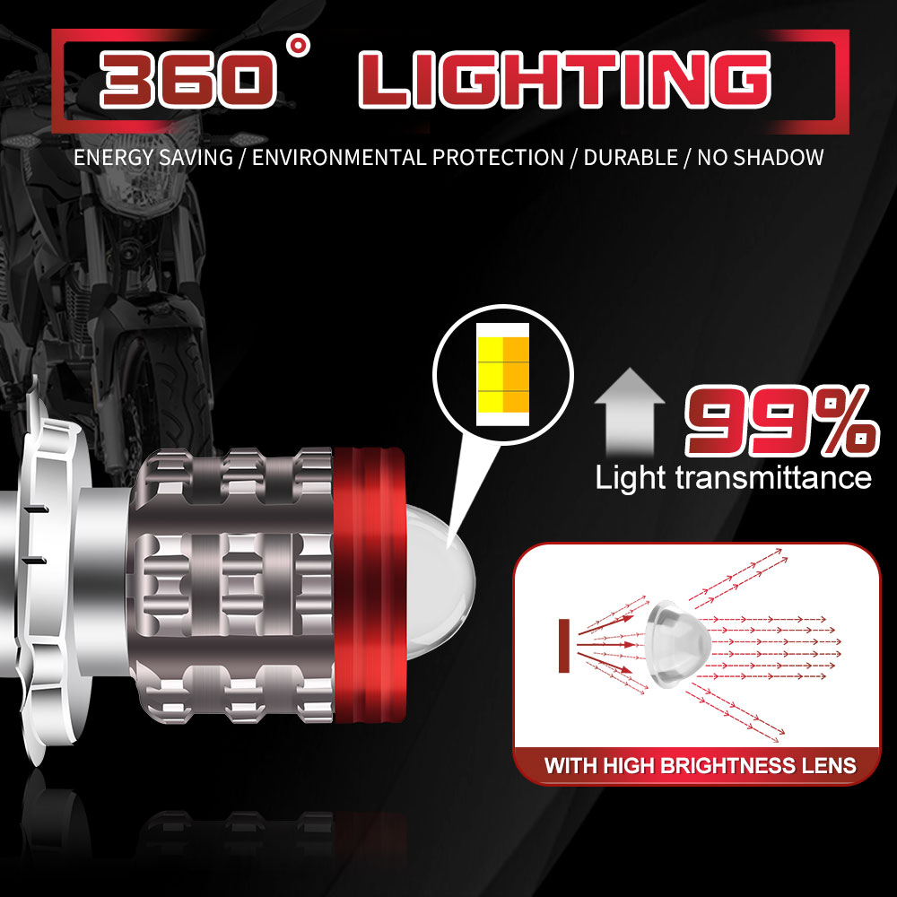 Faro moto universale H4 LED BA - Universal Motorcycle Led Headlight Projector recensione e prezzo