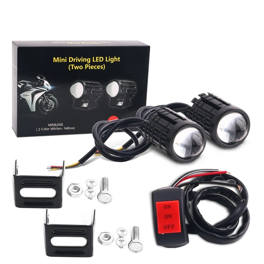 Faro LED Universale per Moto c - Universal Motorcycle Led Headlight Projector recensione e prezzo