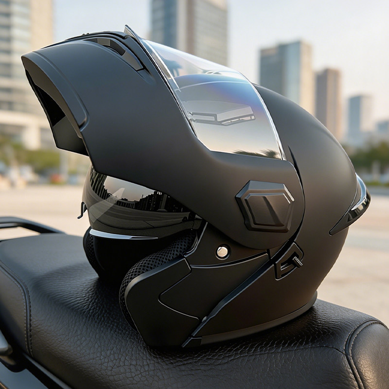 Casco modulare per moto con vi - Modular Flip Up Motorcycle Helmet Dot Approved recensione e prezzo