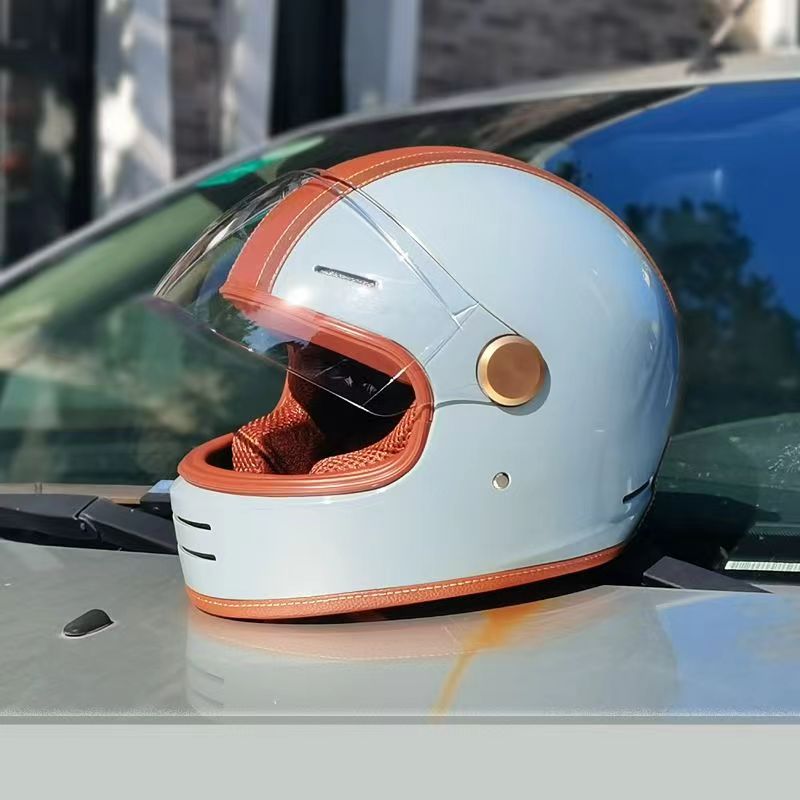 Casco da motociclista vintage  - Vintage Open Face Retro Helmet recensione e prezzo