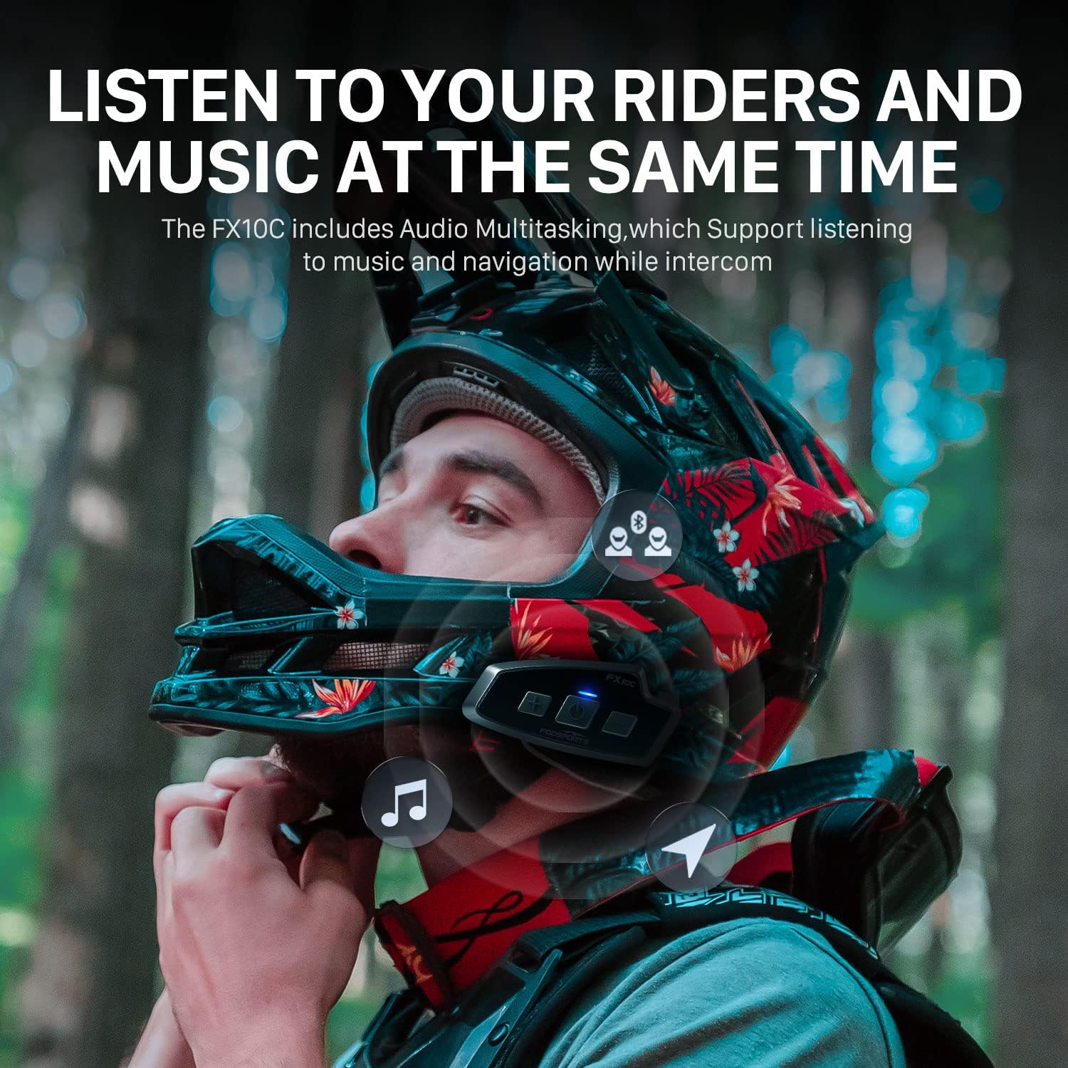 Fodsports FX 10C Moto Mesh Int - Universal Motorcycle Helmet Intercom Headset recensione e prezzo